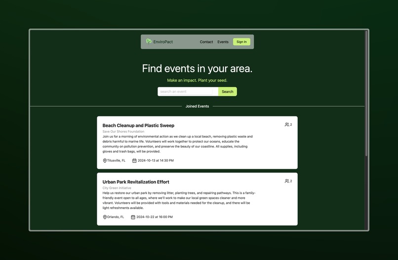 EnviroPact – screenshot 3