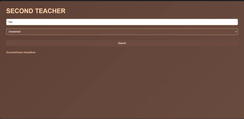 SECOND TEACHER – screenshot 1