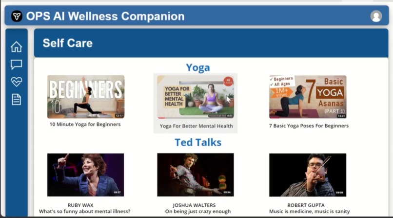 OPS AI Wellness Companion – screenshot 2