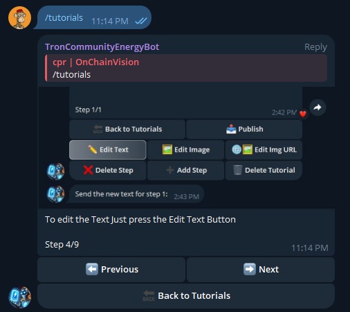 Tron Community Energy Bot  – screenshot 13