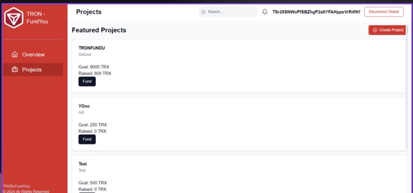 TronFundYou – screenshot 1
