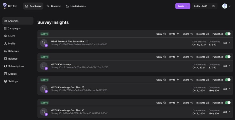 QSTN – screenshot 1
