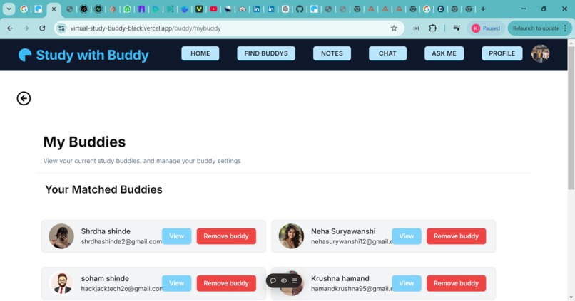 virtual study buddy – screenshot 3