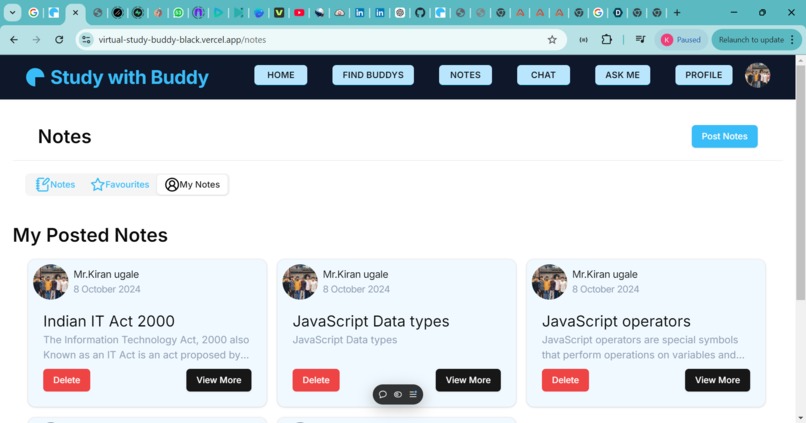 virtual study buddy – screenshot 5