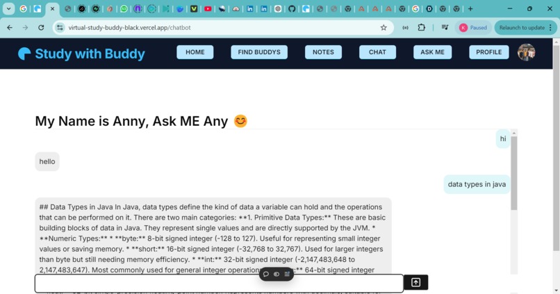 virtual study buddy – screenshot 7
