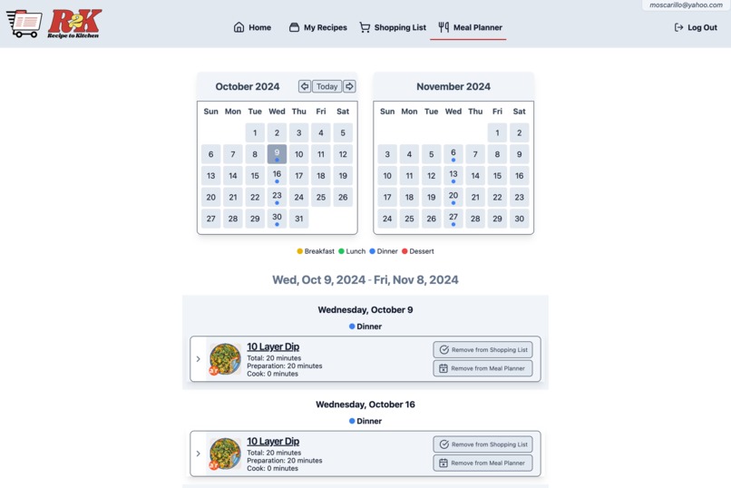 Recipe2Kitchen – screenshot 6