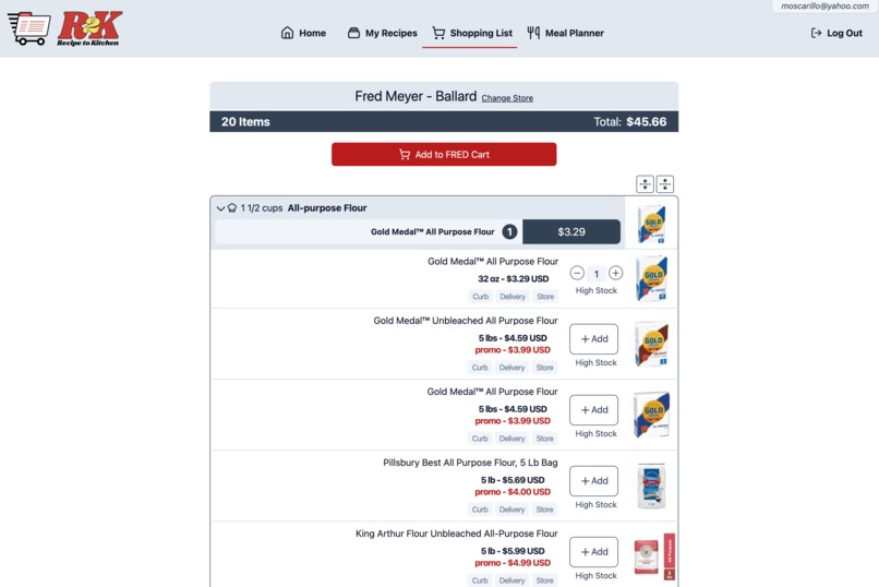 Recipe2Kitchen – screenshot 9