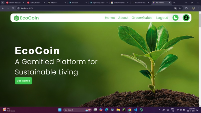 EcoCoin – screenshot 1