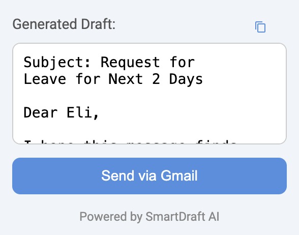 SmartDraft – screenshot 1