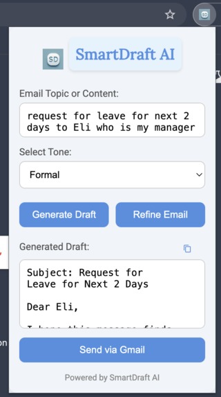SmartDraft – screenshot 2