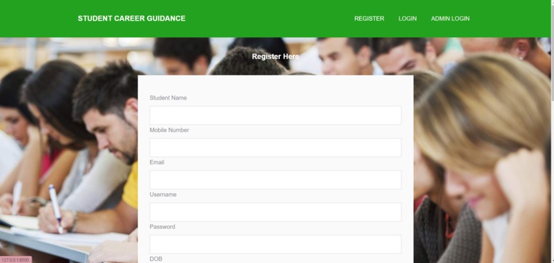 AI-Powered Student Career Guidance Platform – screenshot 1