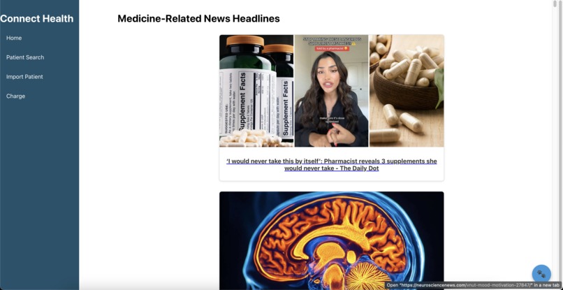 ConnectHealth – screenshot 2