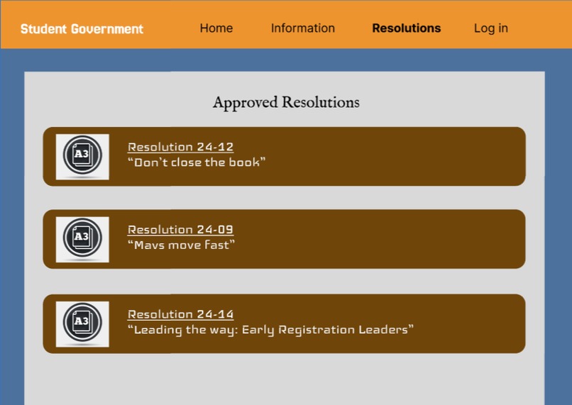 Senate Resolution Hub – screenshot 3