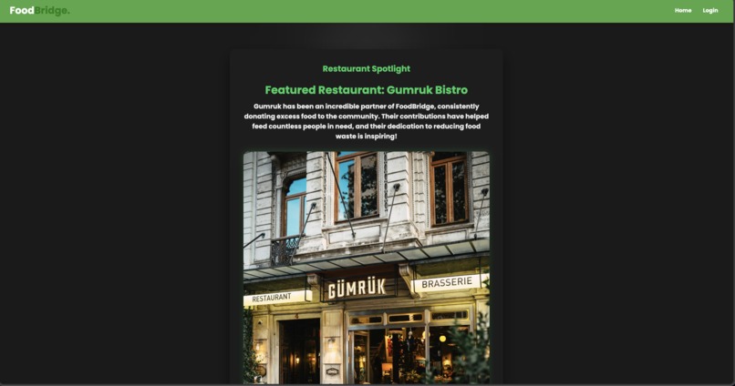 FoodBridge – screenshot 3