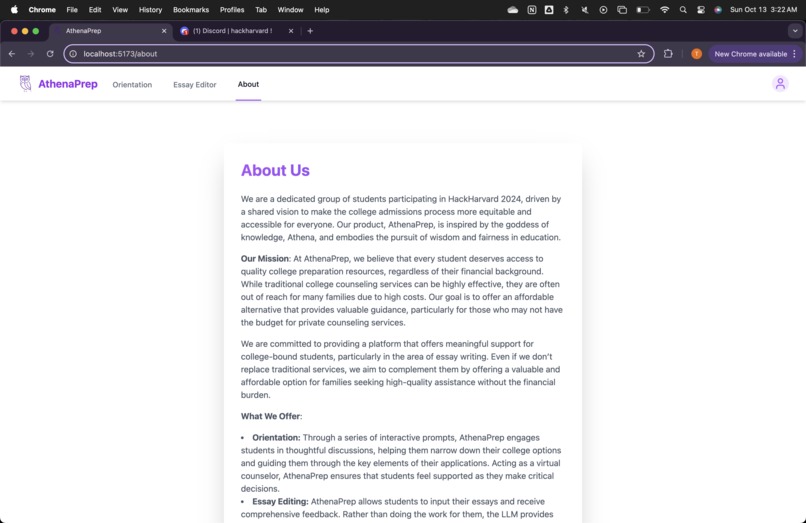 AthenaPrep – screenshot 3