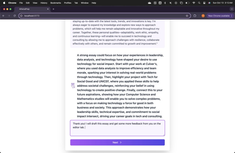 AthenaPrep – screenshot 4