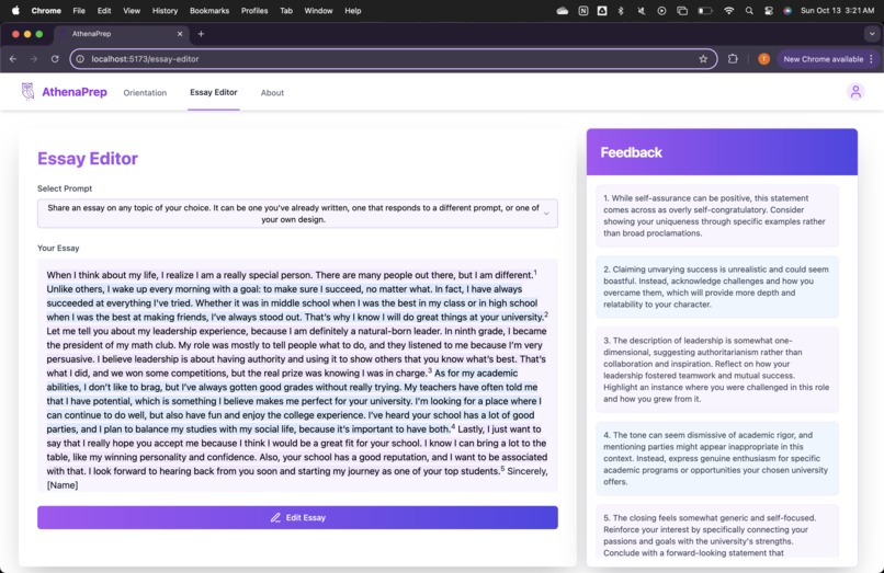 AthenaPrep – screenshot 6