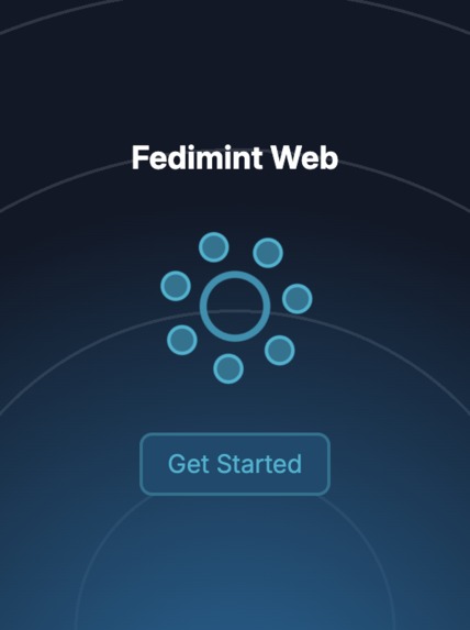 Fedimint-Web – screenshot 1