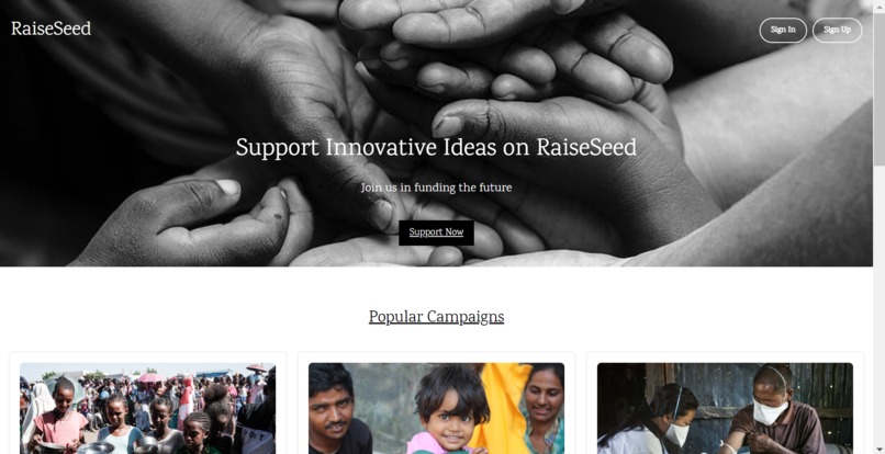 RaiseSeed - online crowdfunding platform – screenshot 6
