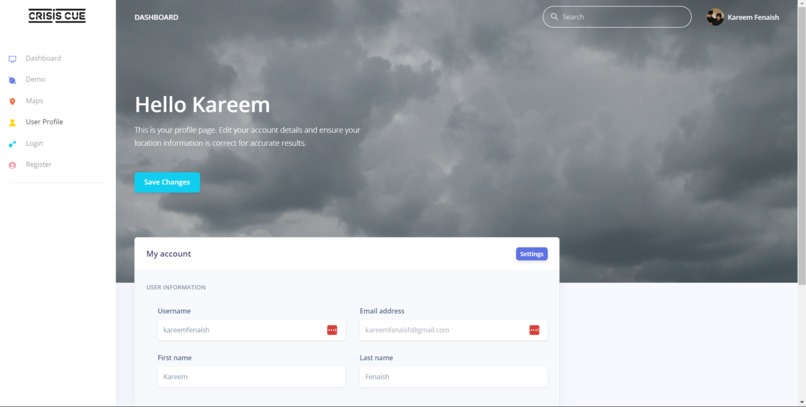 CrisisCue – screenshot 2