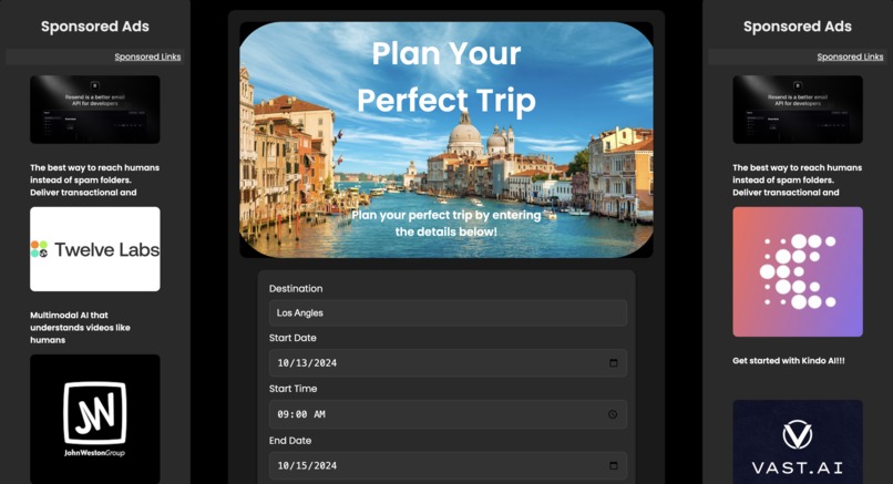 Travel Planner – screenshot 1