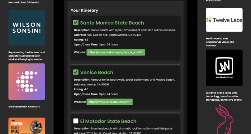 Travel Planner – screenshot 2