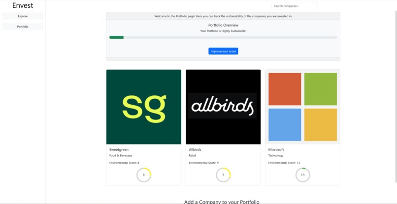 Envest – screenshot 1