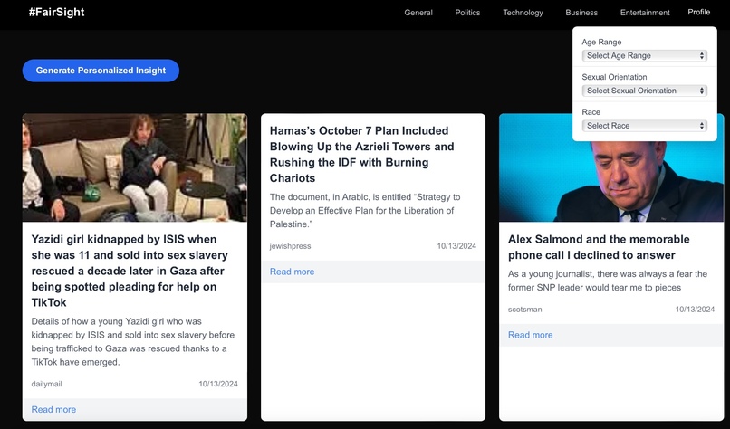 #FairSight – screenshot 4
