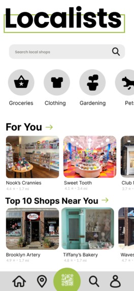 Localists - an app for supporting local businesses – screenshot 2