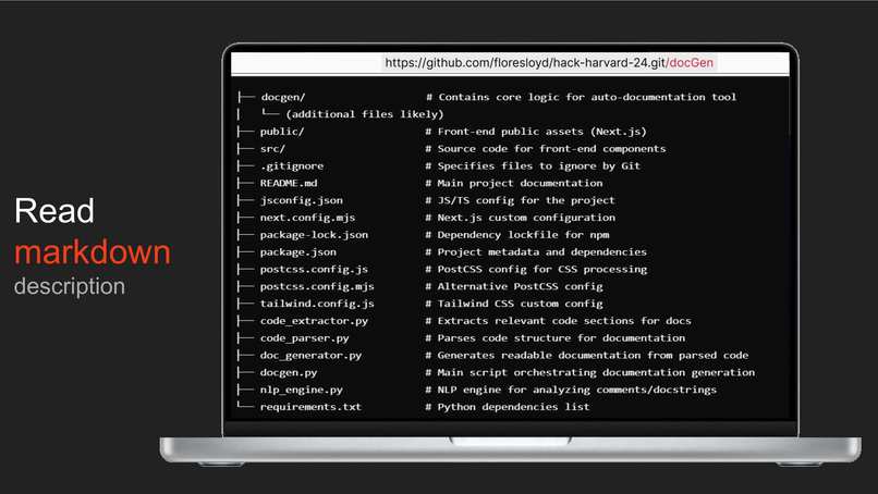 docGen – screenshot 5