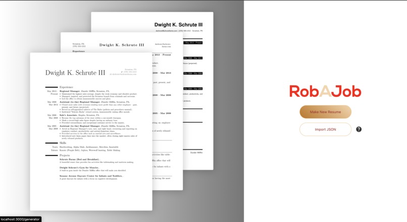 RobAJob – screenshot 1