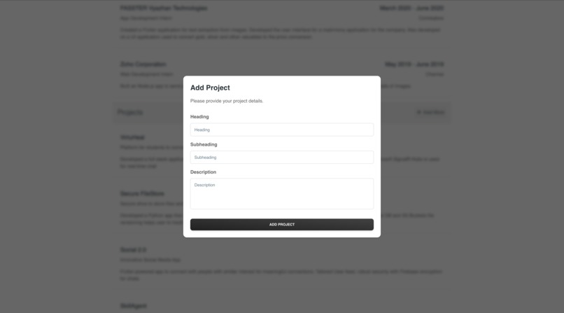 MiResume – screenshot 6