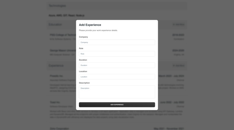 MiResume – screenshot 7