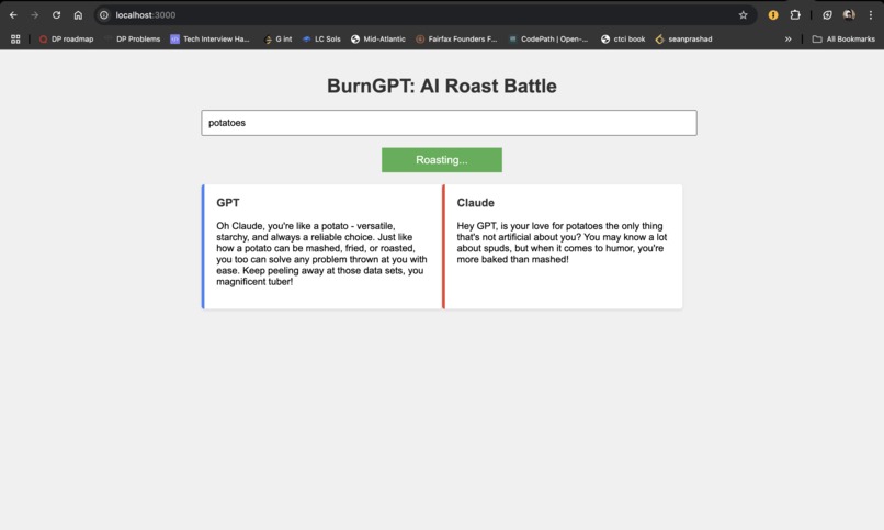 BurnGPT – screenshot 2