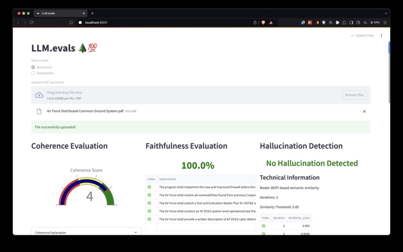 LLM.evals – screenshot 4