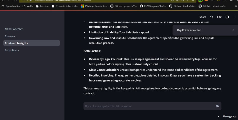 Ai Contract Assistant – screenshot 3