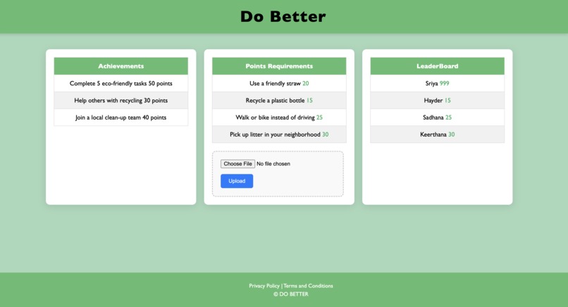 DoBetter – screenshot 2