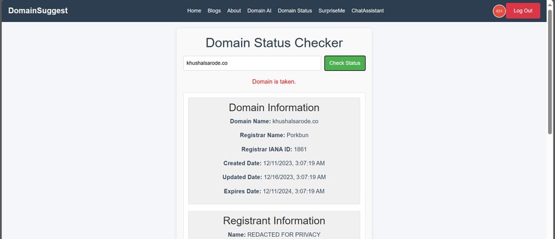 Genai domains: DomainDreams.co – screenshot 4