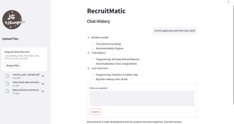 RecruitMatic – screenshot 2