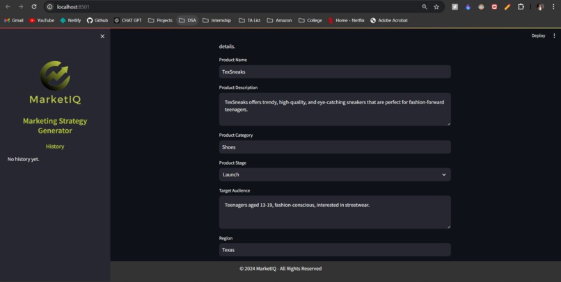 MarketIQ – screenshot 1