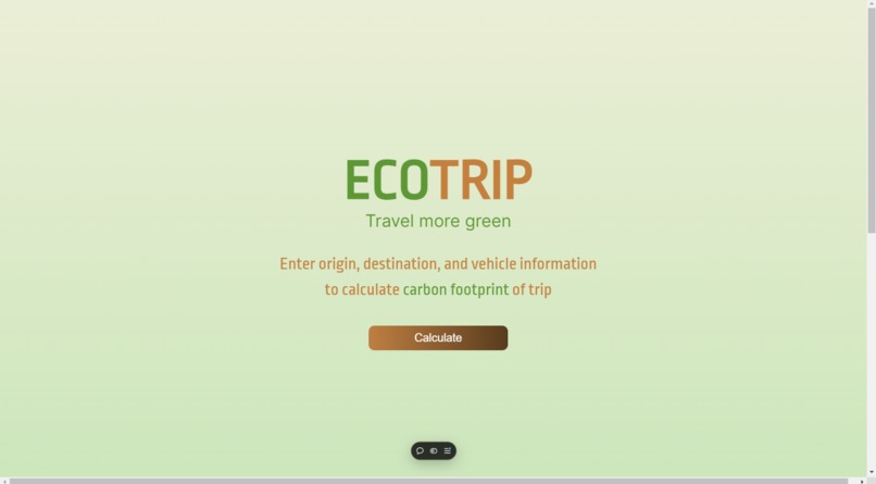 EcoTrip – screenshot 1