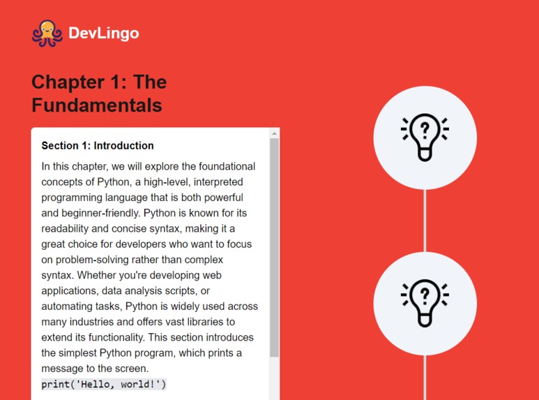 DevLingo – screenshot 4