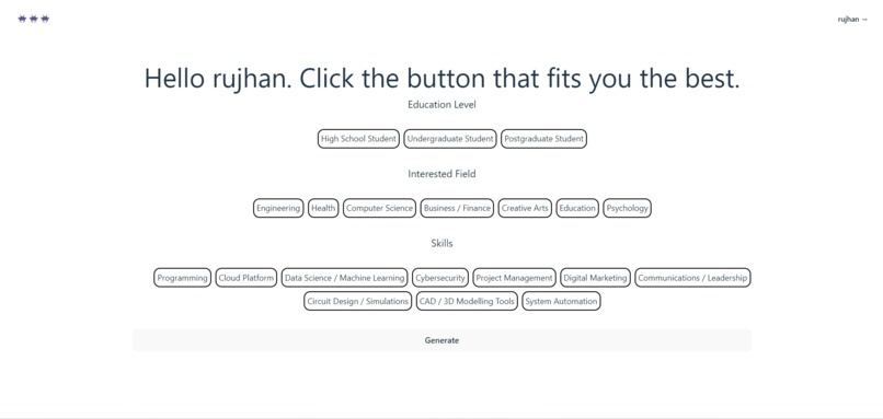 careerAI – screenshot 2