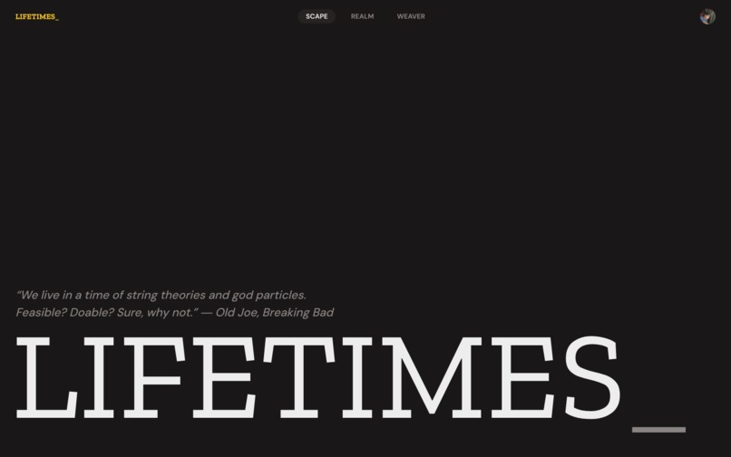 LIFETIMES_ – screenshot 2
