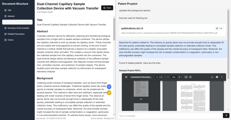 PatentPro – screenshot 2