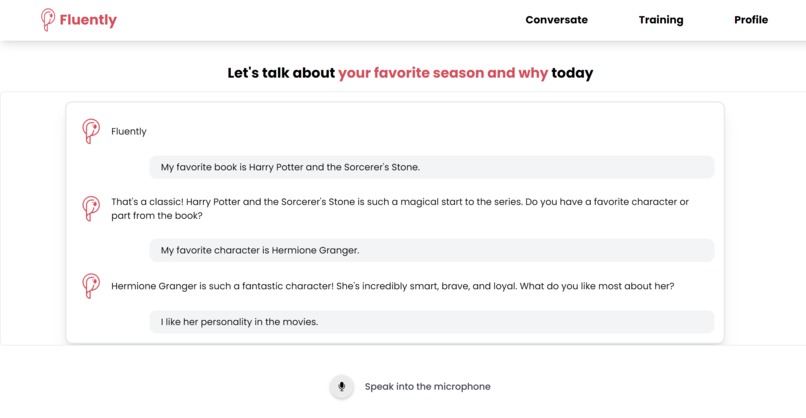 Fluently – screenshot 2