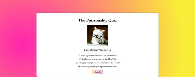 Purrsonality  – screenshot 2