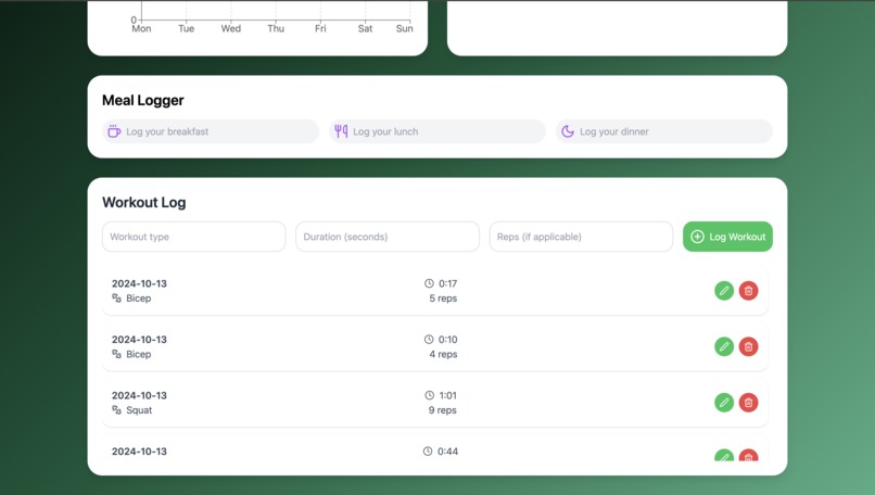 FitVision – screenshot 2