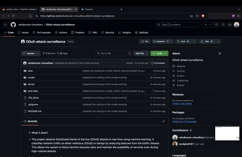 DDoS Attack Surveillance – screenshot 5
