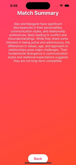 Serendipidate - AI Simulated Dating – screenshot 2